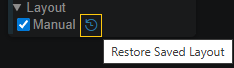 Restore saved layout